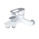 Змішувач для ванни Latwa 006, White (k35) з душовим гарнітуром LDLAT006WHI45424 Lidz - зображення 4