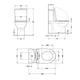 Унитаз напольный Qtap Jay Ultra Quiet с сидением Soft-close 640x360x835 мм QT07222175TW White - изображение 2