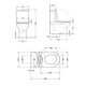 Унитаз напольный Qtap Swan Ultra Quiet с сидением Soft-close 640x360x835 мм QT16222182TW White - изображение 3