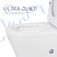 Унитаз напольный Qtap Swan Ultra Quiet с сидением Soft-close 640x360x835 мм QT16222182TW White - изображение 6