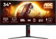 Монітор 34" AOC CU34G4 -- WQHD VA / 1500R / 180Hz / 0,5ms (MPRT) / 8-Bit / sRGB 122% / HDR10 / Freesync Premium / Low Blue Light - зображення 1