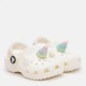 Детские кроксы-сабо для девочки Crocs Classic IAM Rainbow UnicornCgT Chk 209701-0WV 20-21 (C5) Chalk (196265543526) - изображение 2