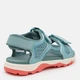 Детские сандалии для девочки Jack Wolfskin Taraco Beach Sandal K 4039531_E0180 33 (2US) Голубые (4064886441827) - изображение 4