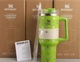 Термос термокружка Stanley Quencher H2.0 Tumbler из нержавеющей стали 1,18 л KT6007828 Green Monogram - изображение 1