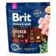 Корм Brit Premium Dog Adult S сухой с курицей для взрослых собак малых пород 1 кг - изображение 1