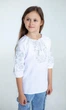 Дитяча вишиванка для дівчинки vishivano4ka 917-1 110-116 біла - изображение 2