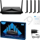 Маршрутизатор Cudy LT700 AC1200 Wi-Fi 4G LTE-Cat6 Dual Sim Gigabit Router до 867 Mbps, 2.4 ГГц + 5 ГГц, 4хLAN - изображение 5