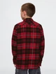 Детская фланелевая рубашка GAP в клетку 1159839540 (Красный S) на рост 114-130 см - изображение 2