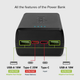 Powerbank SBS 30000mAh PD 20W USB-C Black (8018417435775) - obraz 2