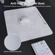 Стеклянный Коврик Для Мыши ATTACK SHARK CM05 White 450x400 мм (XL) Чрезвычайно Гладкая Поверхность, 9H Закаленный Glasspad. 5мм толщина - изображение 5