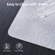Стеклянный Коврик Для Мыши ATTACK SHARK CM05 White 450x400 мм (XL) Чрезвычайно Гладкая Поверхность, 9H Закаленный Glasspad. 5мм толщина - изображение 6