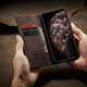 Чохол книжка Caseme з магнітом для iPhone 11 Pro кавовий гаманець - зображення 5
