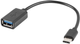 Adapter Lanberg USB-C - USB-A 0.15 m Black (AD-OTG-UC-01) - obraz 2