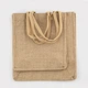 Сумка для сублімації (Tote bag) бежева лляна 25*27,5*9,5 см (12124) - зображення 6
