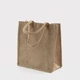 Сумка для сублімації (Tote bag) бежева лляна 25*27,5*9,5 см (12124) - зображення 1