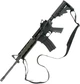 Ремень оружейный BLACKHAWK! Universal Tactical Sling 1.25" (2-PT) Black - изображение 2