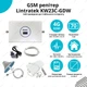 Готовый комплект усилителя сигнала Lintratek KW23C-GDW (900/1800/2100 МГц) для 3G/4G сетей - изображение 1