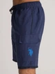 Шорты короткие мужские U.S. Polo Assn Tonal Cargo 103718-P644A L Синие (2321298813657) - изображение 3