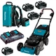 Газонокосилка аккумуляторная самоходная Makita LM001C BEO2 (53 см, 20-100 мм, 70 л, BL, PDC, комплект) - изображение 1