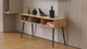 Тумба под телевизор Кентуки Ferrum-decor 45x139x38 Черный металл ДСП Дуб Артизан 16 мм (FRD-106734) - изображение 3
