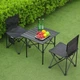 Стіл похідний складаний StrongFold Folding Table 53 х 53 см (53 FT) Чорний - зображення 2