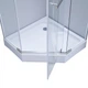 Душевая кабина Lidz Dozorca SC90x90.CRM.LOW.TR, стекло прозрачное 6 мм - изображение 3