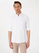 Рубашка хлопковая мужская Pierre Cardin G021SZ004-000-2211547(beyaz) L Белая (8683858544432) - изображение 4