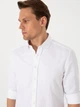 Рубашка хлопковая мужская Pierre Cardin G021SZ004-000-2211547(beyaz) L Белая (8683858544432) - изображение 5