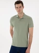 Поло длинное мужское Pierre Cardin G021SZ011-000-2248489(Cagla) L Оливковое (8683858804208) - изображение 4