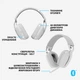 Наушники Logitech Zone Vibe 100 Wireless Off-White (981-001219) - изображение 8