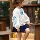Сорочка вишиванка дитяча з льону Trendy Tot 03-01592 молочний 116 см (6 років) - зображення 7
