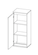 Пенал навісний 1Д Бруклін Мебель Сервіс Дуб крафт золотий 40,2х30х99 см - зображення 2