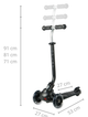 Самокат дитячий Qplay Sema Pro 3 в 1 Black (5690) (5061047481233) - зображення 8
