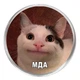 Акриловый значок с печатью "Мда" (28890) - изображение 2