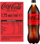 Упаковка безалкогольного напитка Coca-Cola Zero 1.75 л х 6 шт (5449000080806) - изображение 3