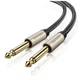 Аудіокабель UGREEN AV128 6.5mm Male to Male 2m, Gray - зображення 1