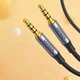 Аудиокабель UGREEN AV183 AUX 3.5mm to AUX 3.5mm 4-Pol 2m, Black-Gray - изображение 5