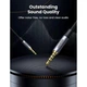 Аудиокабель UGREEN AV183 AUX 3.5mm to AUX 3.5mm 4-Pol 2m, Black-Gray - изображение 7