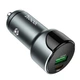 Автомобильное зарядное устройство HOCO Z42 Light road Type-C PD20W / USB QC3.0, Metal Gray - изображение 4