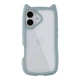 Чохол TPU+PC Cat Ears Case для iPhone 16 Колір Pink - изображение 4
