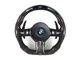 Руль из кованого карбону червоний BMW M + Led екран F-Series F15 F16 F20 F21 F25 F26 F30 F31 F32 F34 F35 F36 - изображение 1
