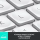 Клавиатура Logitech mx Keys Mini For Mac Minimalist Wireless Illuminated Pale Grey (920-010526) - изображение 2