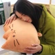 Мягкая плюшевая игрушка подушка кот пушин для игр и сна 40 см коричневый (9125) - изображение 3