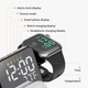 Беспроводная зарядная док станция для apple айфона часов наушников 3 в 1 докстанция с часами и термометром QINETIQ Mirror clock 30W W669 беспроводная зарядка на айфон iphone airpods iwatch эпл вотч 1-10 series + adapter 18W - изображение 6