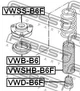 Пильовик амортизатора Febest (VWSHBB6F) - зображення 2