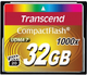 Karta pamięci Transcend CompactFlash 32GB 1000x (TS32GCF1000) - obraz 1