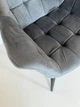 Стул обеденный ELEGANT Серый Велюр Intarsio - изображение 15