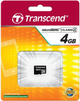 Karta pamięci Transcend microSDHC 4GB Class 4 (TS4GUSDC4) - obraz 2