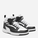 Дитячі демісезонні черевики для хлопчика Puma Rebound V6 Mid AC+ PS 39383201 31.5 (12.5UK) Чорні (4065454846730) - зображення 2