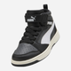 Дитячі демісезонні черевики для хлопчика Puma Rebound V6 Mid AC+ PS 39383229 31.5 (12.5UK) Чорні (4069156712713) - зображення 4